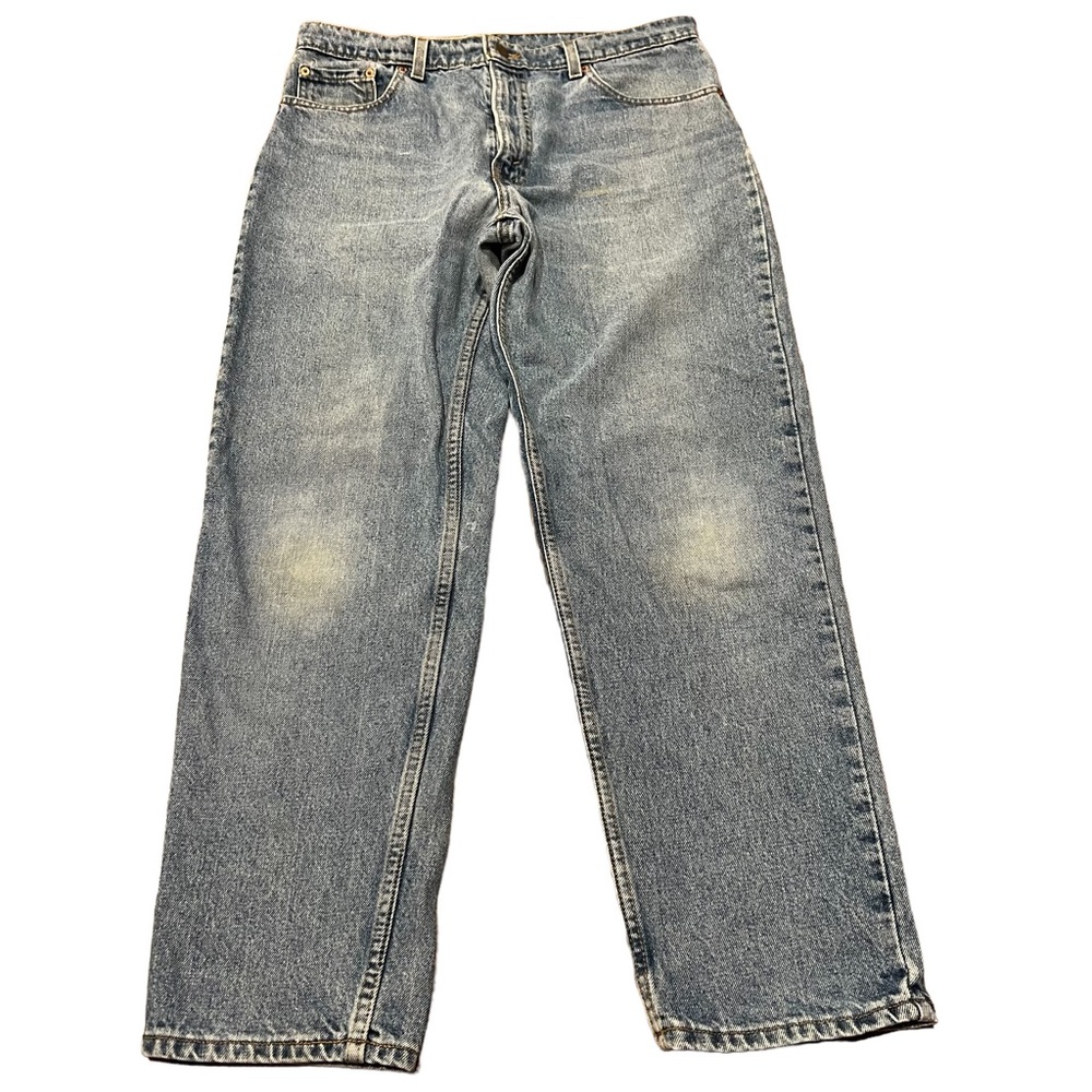 Levi Strauss Vintage 550 Red Tab Relaxed Fit Tapered Leg Jeans - 36x30